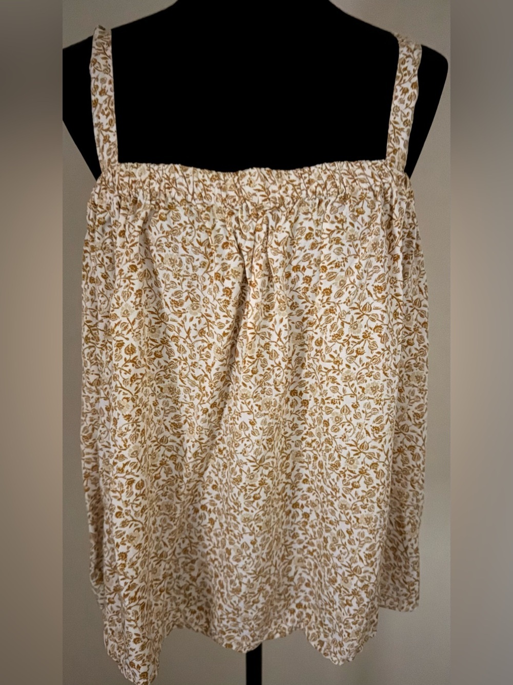 Old Navy Tie Back Floral Cami Swing Tank Top - XL - Picture 2 of 6